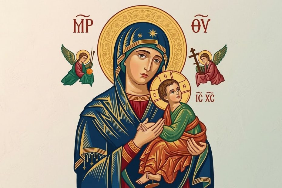N.D. of Perpetual Help - Illustration prière catholique